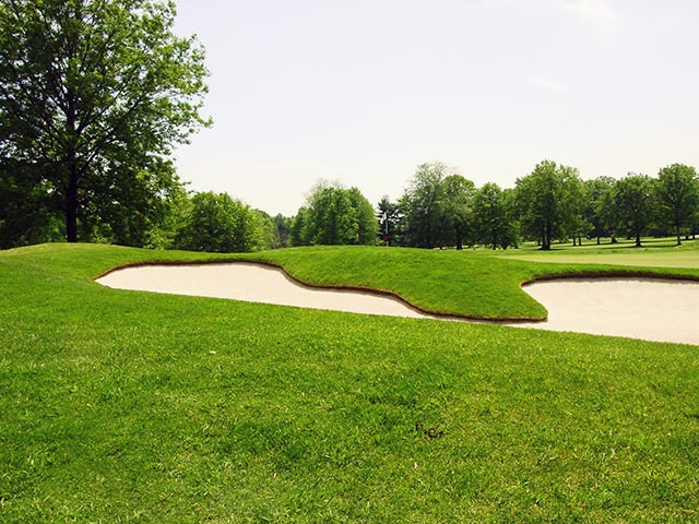 A golf course sod installation at Braeburn