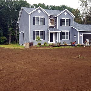 Site preparation for sod installation